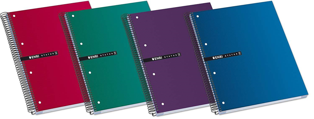 Pack 5 Cuadernos espiral microp. A4  140 (Ref. 09754)