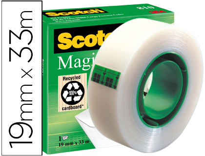 Cinta adhesiva scotch-magic 33m. x 19m (Ref. 02068)