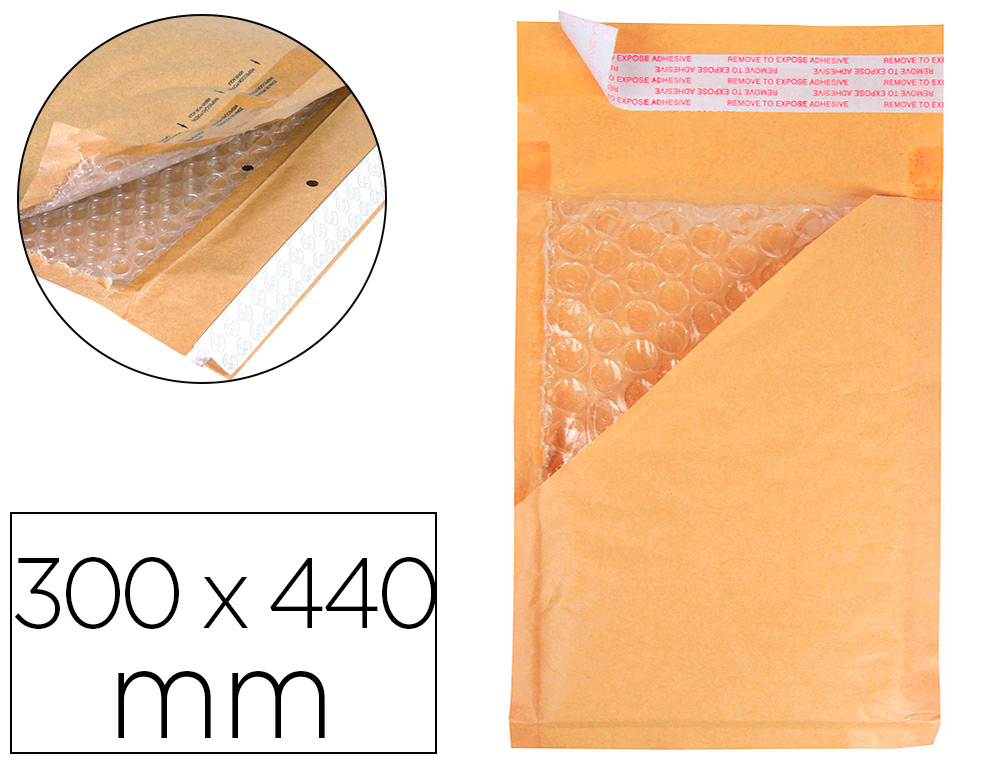 Pack 10 sobres acolchados 300x440mm (Ref. 26018)