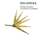 Estrella de toque de 6 puntas: de 8 a 24 k (ref. 00989)