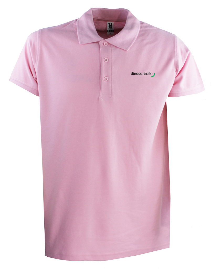 Polo rosa claro mujer MC T.XL (Bordado Dineo)