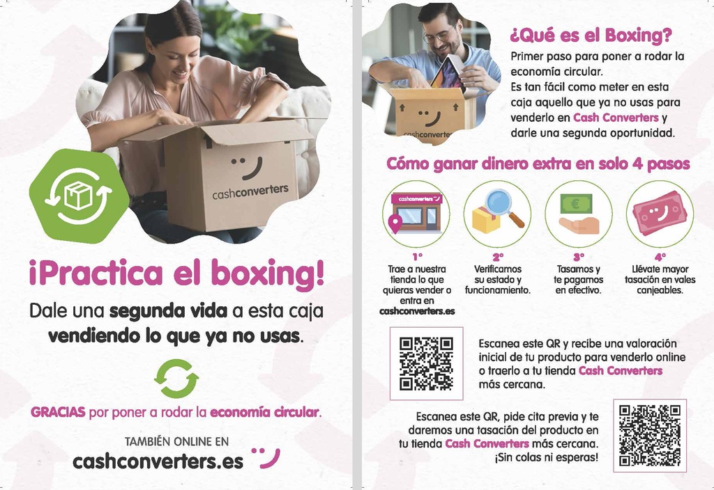 Pack 400 Folletos A5 "Practica el boxing" 