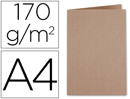 [PP007] Pack 50 Subcarpetas liderpapel A4 Kraft 170g. (Ref. 26437)