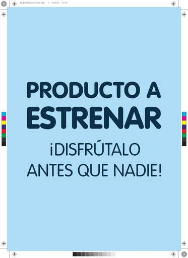 [MKS04a] Pack 10 Carteles "producto a estrenar" A4 Español