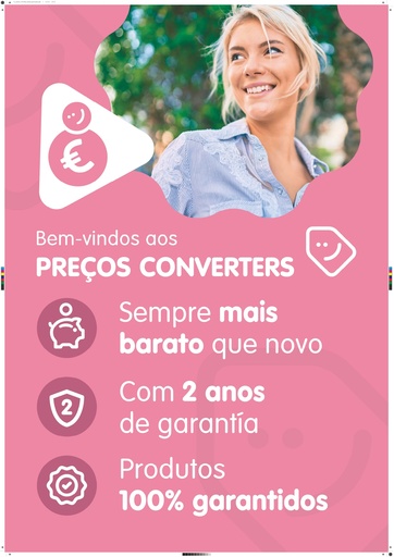 [MKS10c] Cartel "Preços Converters" 70x100cm. Portugués